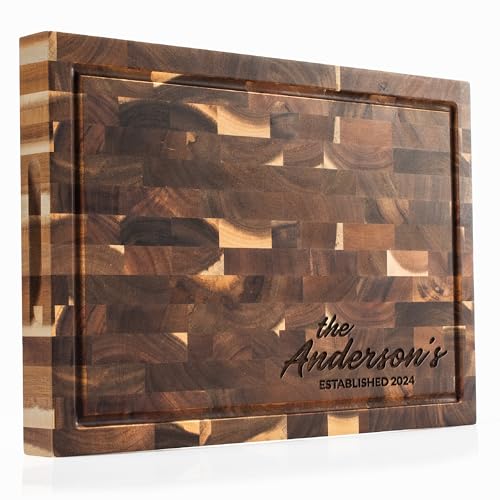 Tabla de Cortar de Madera de Acacia Personalizada miniatura 1