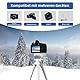 GEEKOTO Stativ für Smartphone, Einstellbar 55-Zoll Handy mit 360-Grad-Panorama-Drehplattform und 1/4 Universal-Befestigungsschraube, Phone Spiegellose/Gopro-/DSLR-Kamera–Weiß, (DE-AT20W)