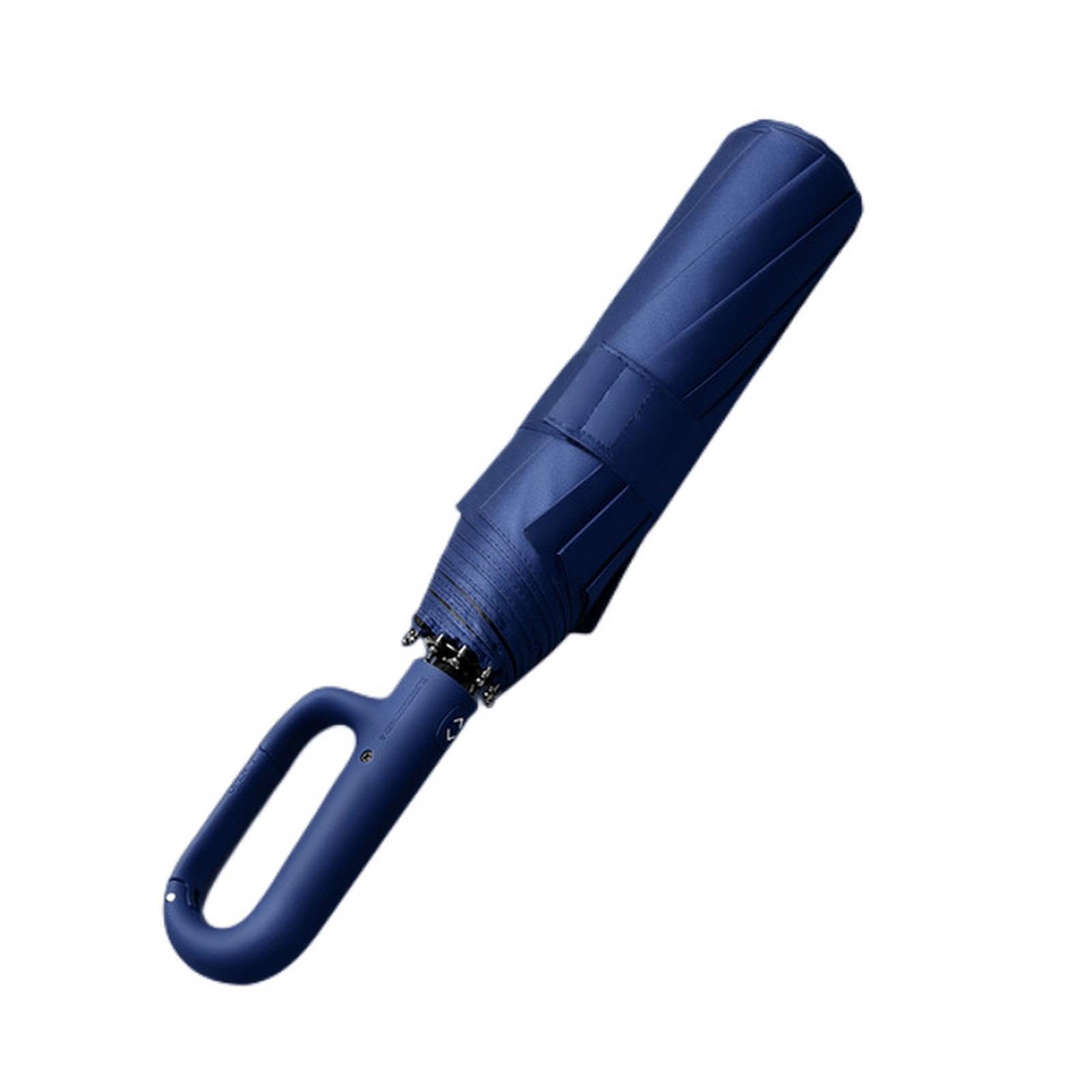 NOGRAX Ombrello Rinforzare Anello Chiusura Completamente Automatico Ombrello Uomini Donne 10 Doppio Osso Grande Pieghevole Antivento Forte Impermeabile Robusto Ombrello