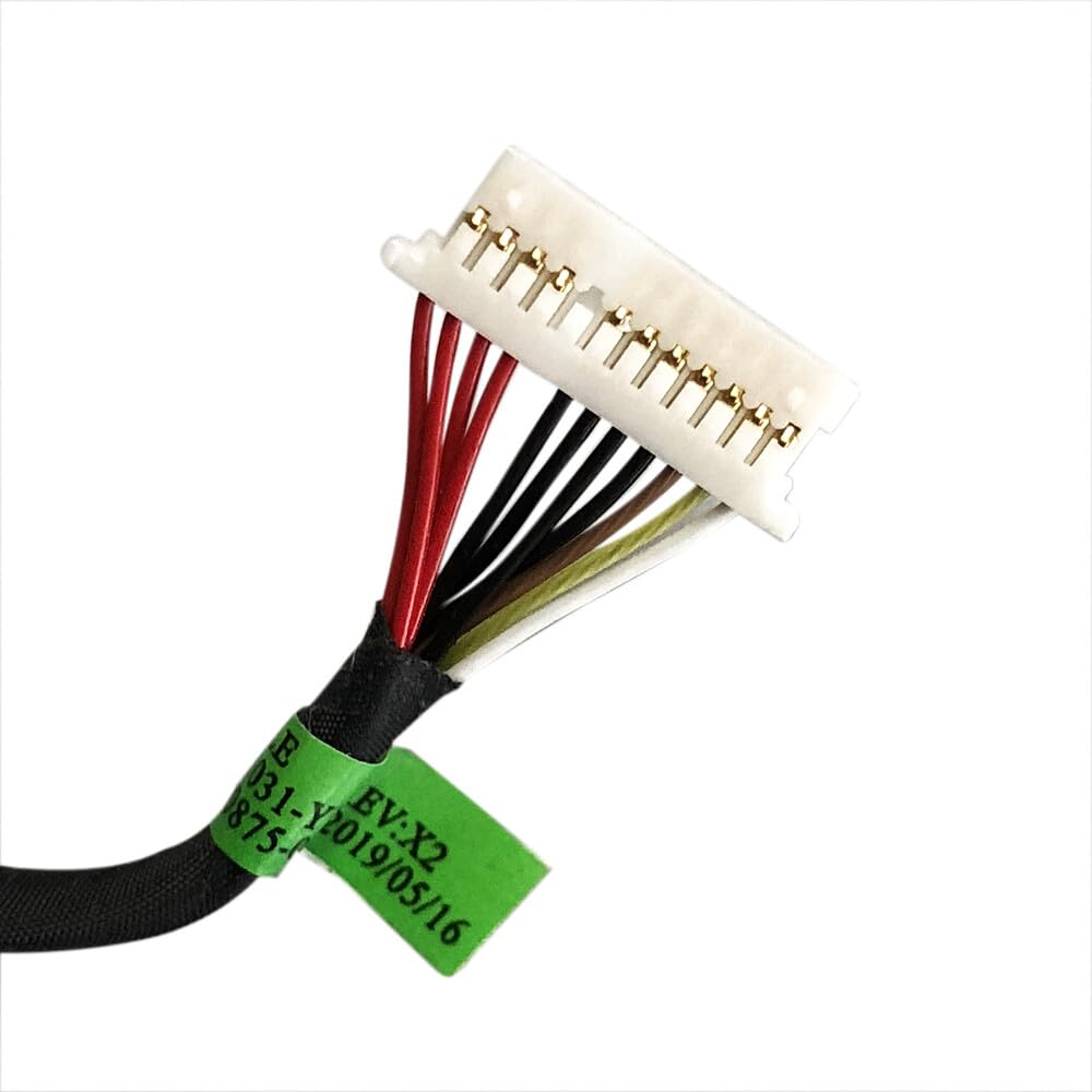 Presina di Alimentazione Ricambio per HP 16-A 15-EC Series 16-A0051WM 15-EC0013DX L71031-Y14 L71031-YS14 L71031-S14 DC Jack DC in Power Jack Charging Port Connector