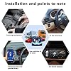XMSJSIY 16 Pin OBD2 Female Connector Extension Cable,OBD2 Fixed Harness Assembled Plug Dash Port Wires,E-Car Connection with Colorful Cables for Car Diagnostic-1 Pcs