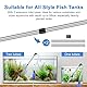 fishkeeper Aquarium Reiniger, Aquarium Wasserwechsel, Aquarium-Reinigung Sand Filter, Fisch Tank Aquarium-Kiesreiniger-Set mit einstellbarem Wasserdurchfluss für die Sandreinigung (klein)