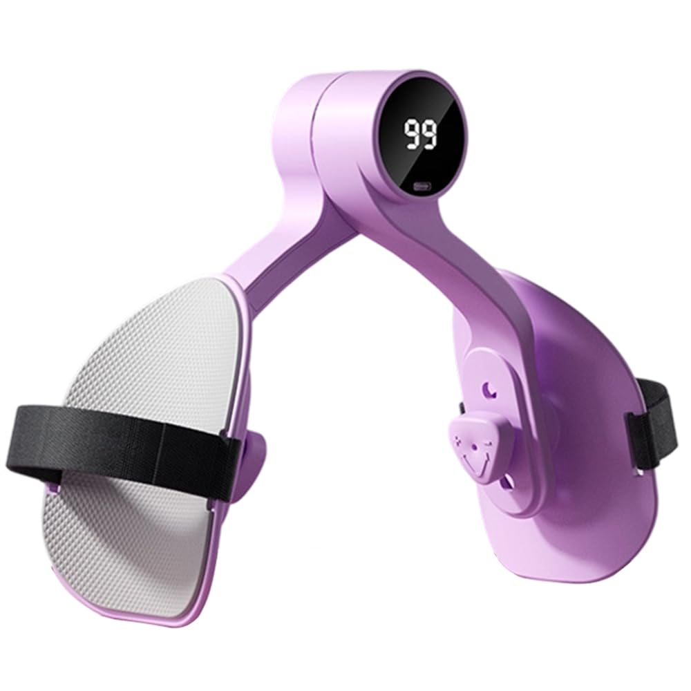 Attrezzo Interno Coscia, Hip Trainer, Allenatore coscia Per Donne, Allenatore per Muscoli del Pavimento Pelvico,attrezzature sportive per fianchi, gambe,per Palestra in Casa ( viola)