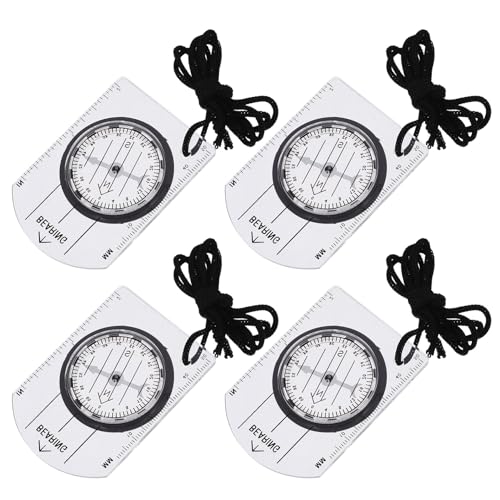 Set de 4 compases de bolsillo para senderismo Toddmomy miniatura 1