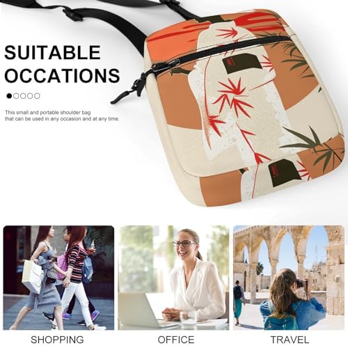 Satchel Tote Bag Messenger Bag Traditional Elegant Women Printed Mini Sling Bag Purse Suitable for Work Travel4