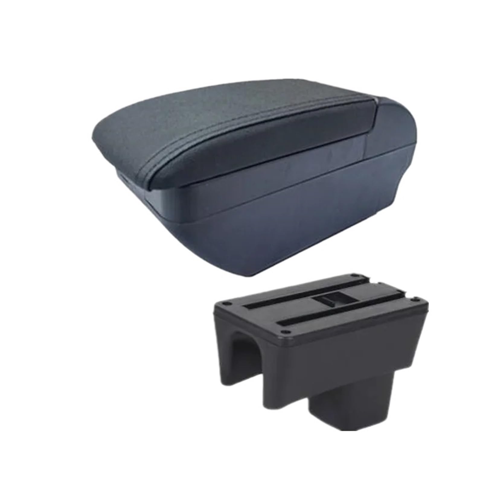 Armrest For Suzuki For Swift 2005-2024 Accoudoir De Voiture Boîte D'accoudoir Accessoires Détails Intérieurs Rangement Armrests Storage Box(F black line No USB)