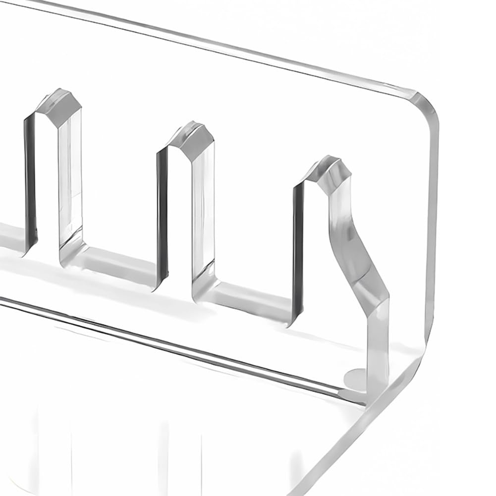 Paquete de 2 estantes acrílicos para almacenamiento de CD y DVD, soporte de exhibición de escritorio de oficina, solución de nización, elegante soporte de exhibición transparente