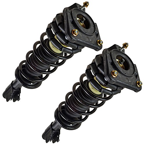 Image of TRQ Rear Strut and Spring Assembly Set 2 Piece | For 1998-2005 Chevrolet Malibu 04-05 Classic 98-04 Oldsmobile Alero 98-99 Cutlass 99-05 Pontiac Grand Am