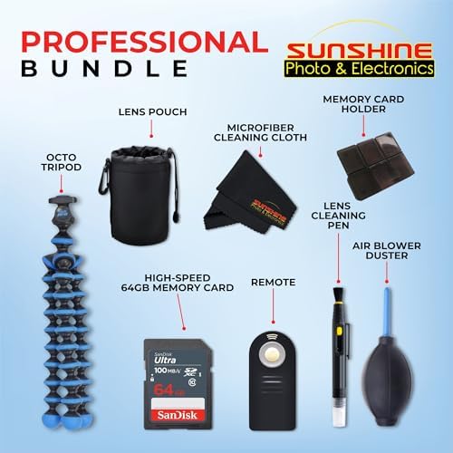 Sigma 30mm f1.4 Contemporary DC DN Lens for Sony E with Sunshine Photo Professional Bundle image 5