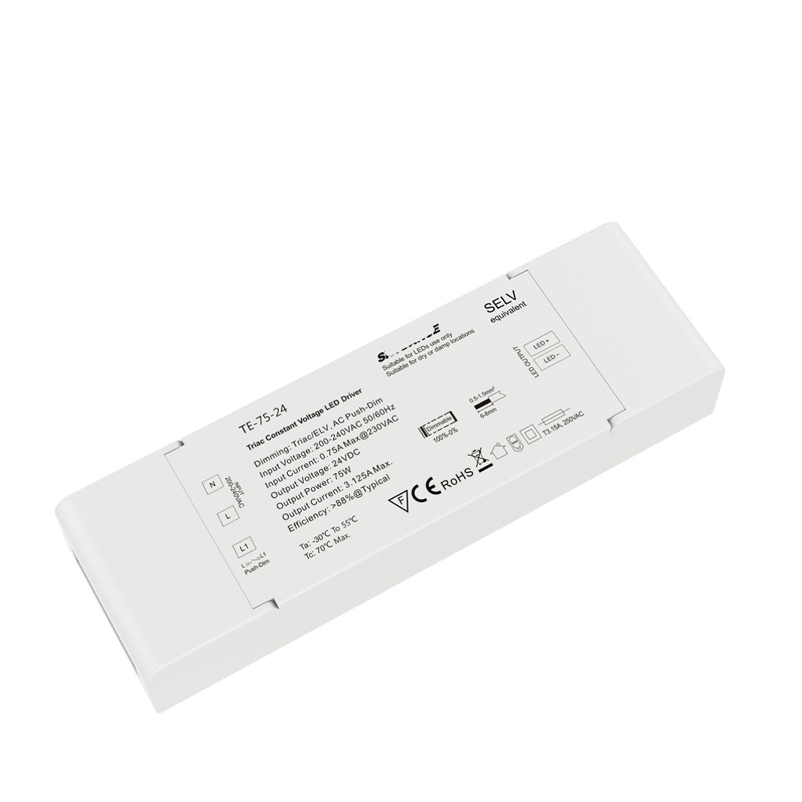 Pilote Triac LED Variable 75W créez une ambiance lumineuse sur mesure au salon