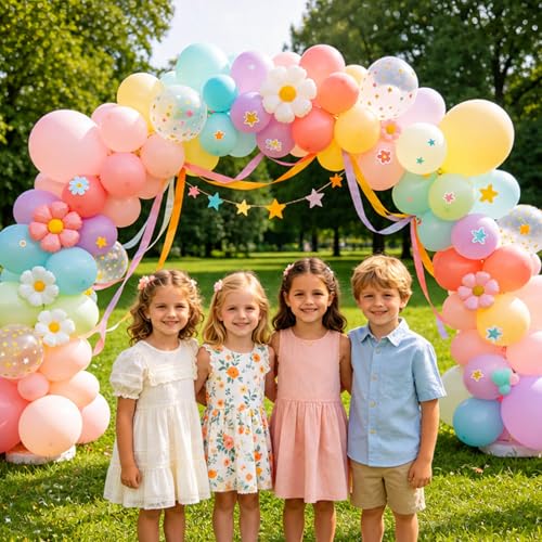 Image of Pastel Balloons 100 Pack 12 inch Pastel Colors Latex Party Balloons for Birthday Rainbow Party Baby Shower Wedding Decorations
