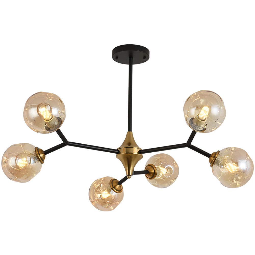 LYMSXAZOU Mid Century Industrial Chandelier 15 Adjustable Arms Vintage Ceiling Light Fixture Smoke Gray Modern Lighting for Living Room Dining and Office