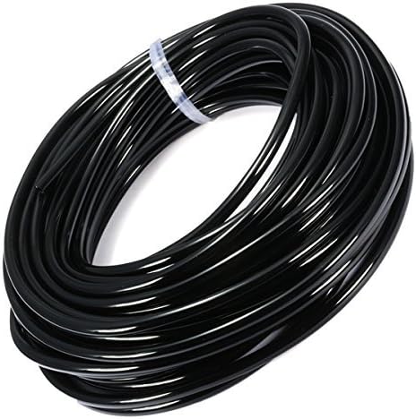Drip Irrigation 1/4" Distribution Tubing Drip Watering Hose 15m with Plant Garden Labels