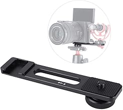 4 3 11cm Camera Mount Bracket Extented Flash Bracket Tripod Mount Adapter Bar for Microphone Flash Light for Sony A6400 A6500 A6300 4 3 11cm Camera Mount Bracket Extented Flash Bracket Tripod Mount Adapter Bar for Microphone Flash Light for Sony A6400 A6500 A6300