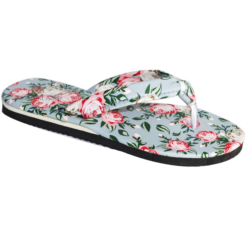 bhains ki ankh Lightweight Rubber Ladies Slippers with Slip-Resistant Sole for Comfort and Safety-picture-45