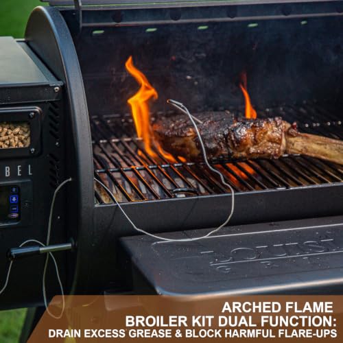 Flame Broiler Slide Cover & Bottom for Louisiana CS570 LG900 Pellet Grill by PETKAO - Used condition - Image 7