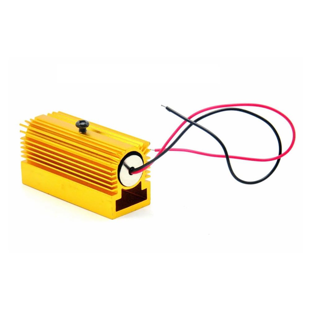 3in1 Dot/Line/Cross 650nm 200mW Red Laser Diode Module 5V w 12mm Heatsink/Holder