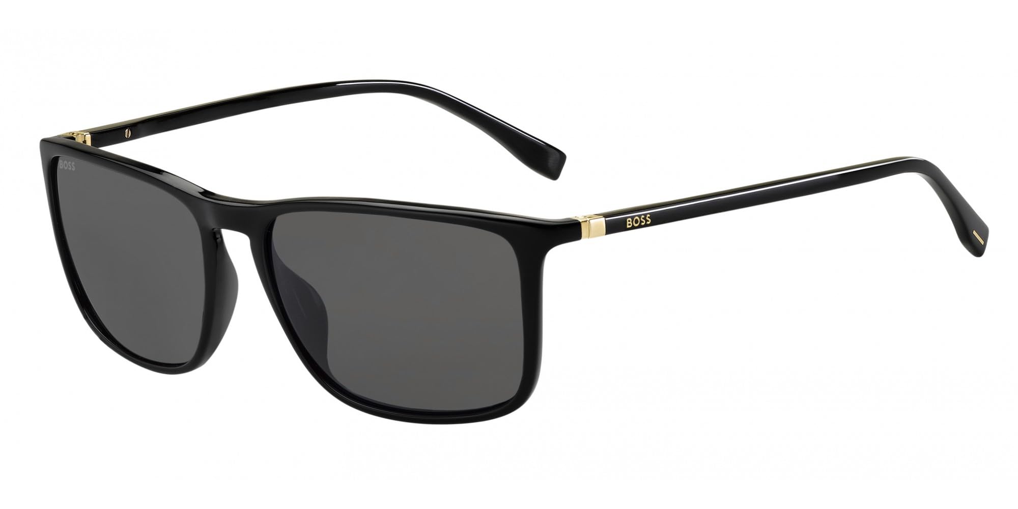 HUGO BOSS Gafas de Sol BOSS 0665/S/IT Black Gold/Grey 57/16/145 hombre