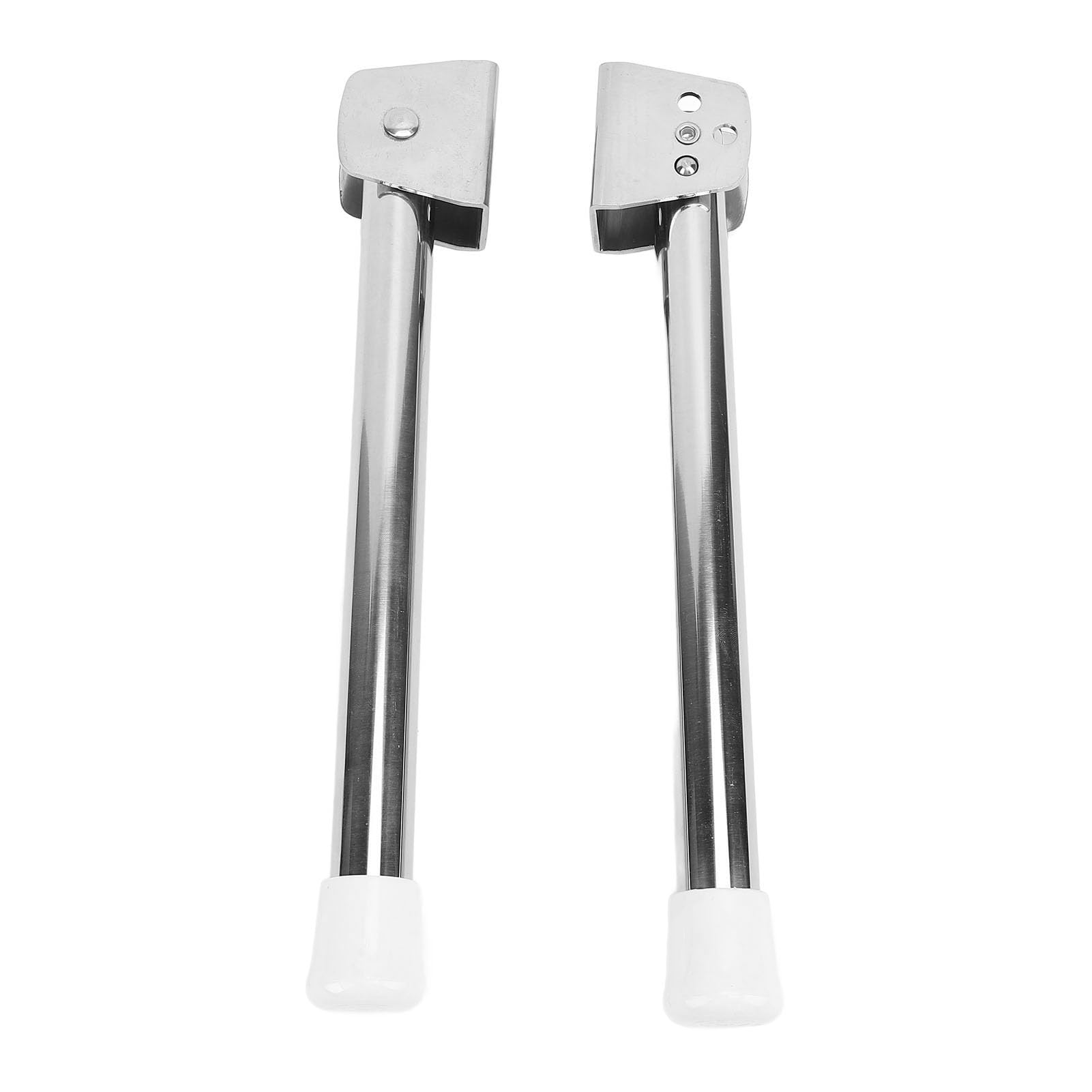 1 Coppia di Supporti per Gambe oscillanti in Acciaio Inox per Panca Pieghevole da Barca, Staffa per Sedile Regolabile da 13 Pollici con Punta in Gomma per Una stabilità migliorata