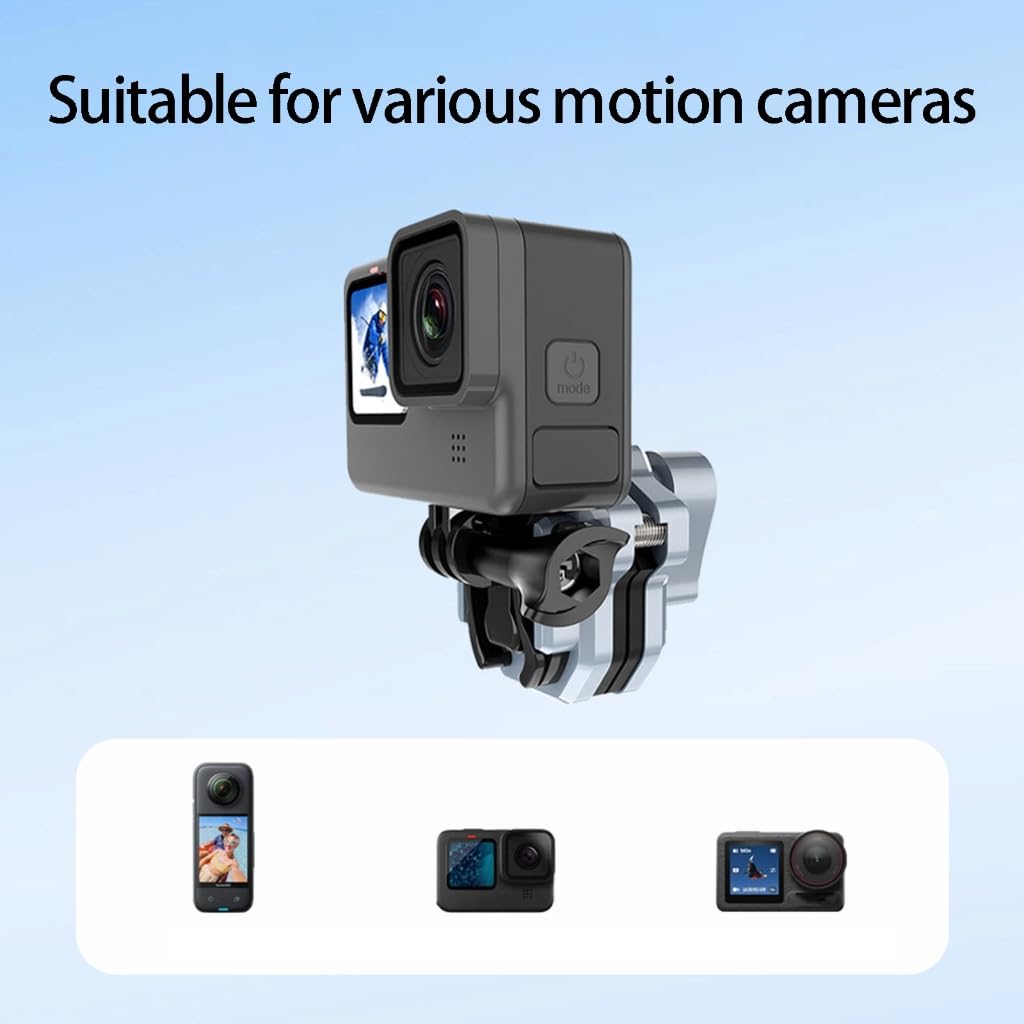 Supporto per fotocamera da moto resistente, adatto per la maggior parte delle action cam