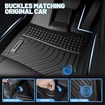 orealtrend Car Floor Mats Compatible with Dodge Journey 2011-2020 (Not Fit 2011 Single Floor Hook) Heavy Duty All Weather Guard Spill Front Rear Carpet Custom Fit Anti Slip Accessories for Men Dad