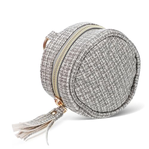 WOFASHPURET Soft Comfortable Bag Portable Pouch for Diaper Bag Stylish Zippered Case Clip-on Accessory Organizer Great for Travel Daily Use