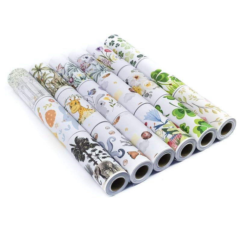 Dundee Deco DDAZBD9030 Peel And Stick Wallpaper Border - Kids Red