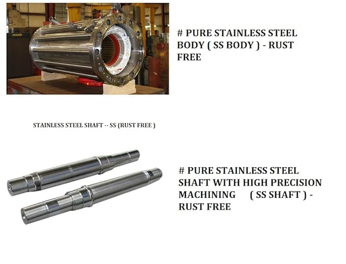 Image of MANCHESTER INDIAN PUMP -0.50 HP Openwell Submersible Pump (Platinum Series, Multicolour) -APPLICATION SUMP, WELL, HOTEL, INDUSTRIES, AGRICULTURE (OPEN WELL 0.50 HP (60 FEET WORKING))