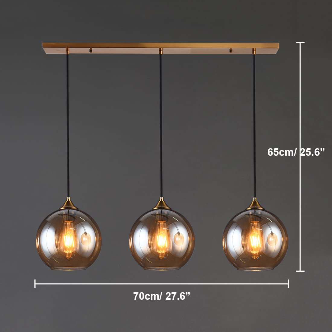 Moderne Glazen Bol Hanglamp - Zachte Sfeerverlichting voor Woon- & Eetkamer