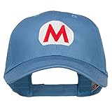 Ice Mario Luigi Embroidered Cap - Red OSFM