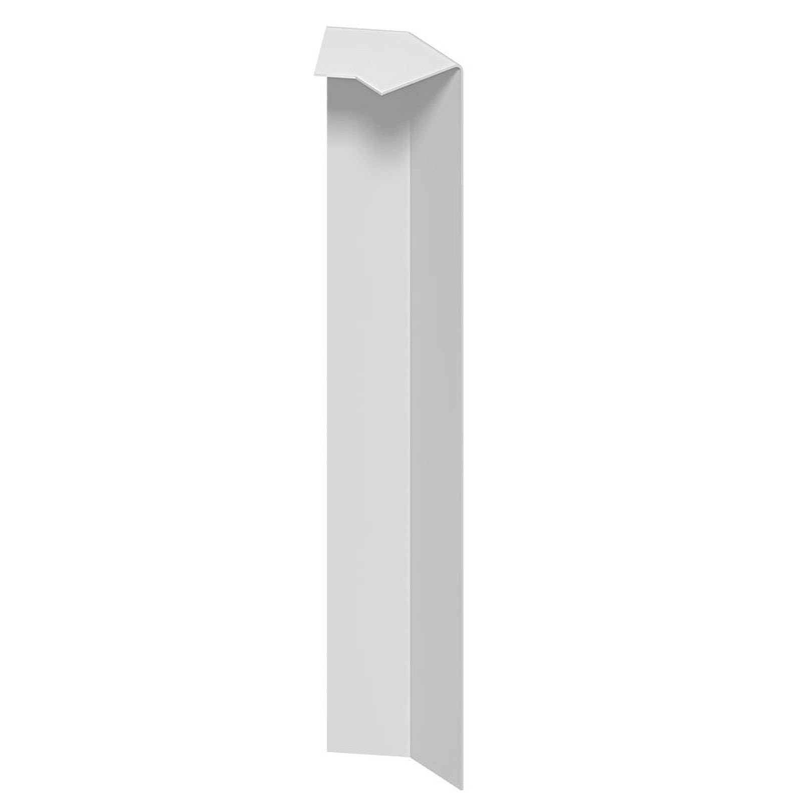 White Fascia Capping Board 135° External PVC-u Corner Trim for Flat PVC-u Plastic Roof Fascia