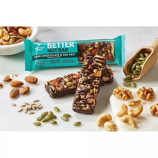 Generic The Better Nut Bar, Dark Chocolate and Sea Salt, 24 ct, Pack of 2