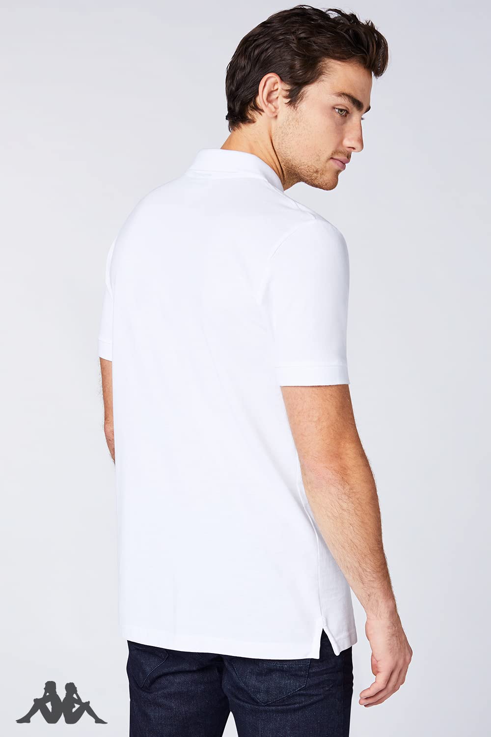 Kappa Męska koszulka polo Venist w opakowaniu 2 szt. w rozmiarze M - 5XL | koszulka polo z nadrukiem logo | Basic koszulka polo dla mężczyzn | koszulka polo z krótkim rękawem do uprawiania sportu, na