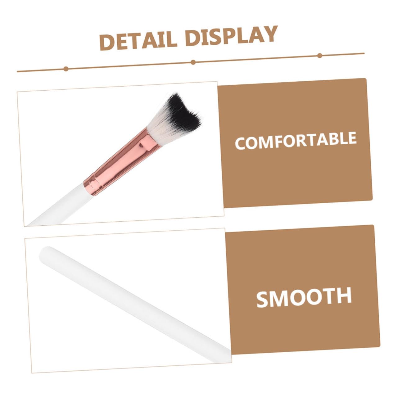 NULYLU Nose Brush for Contouring and Highlighting Portable Makeup Tool for Nose Shadow and Highlighter Soft Bristle Design for Effortless Application for All Makeup Routines