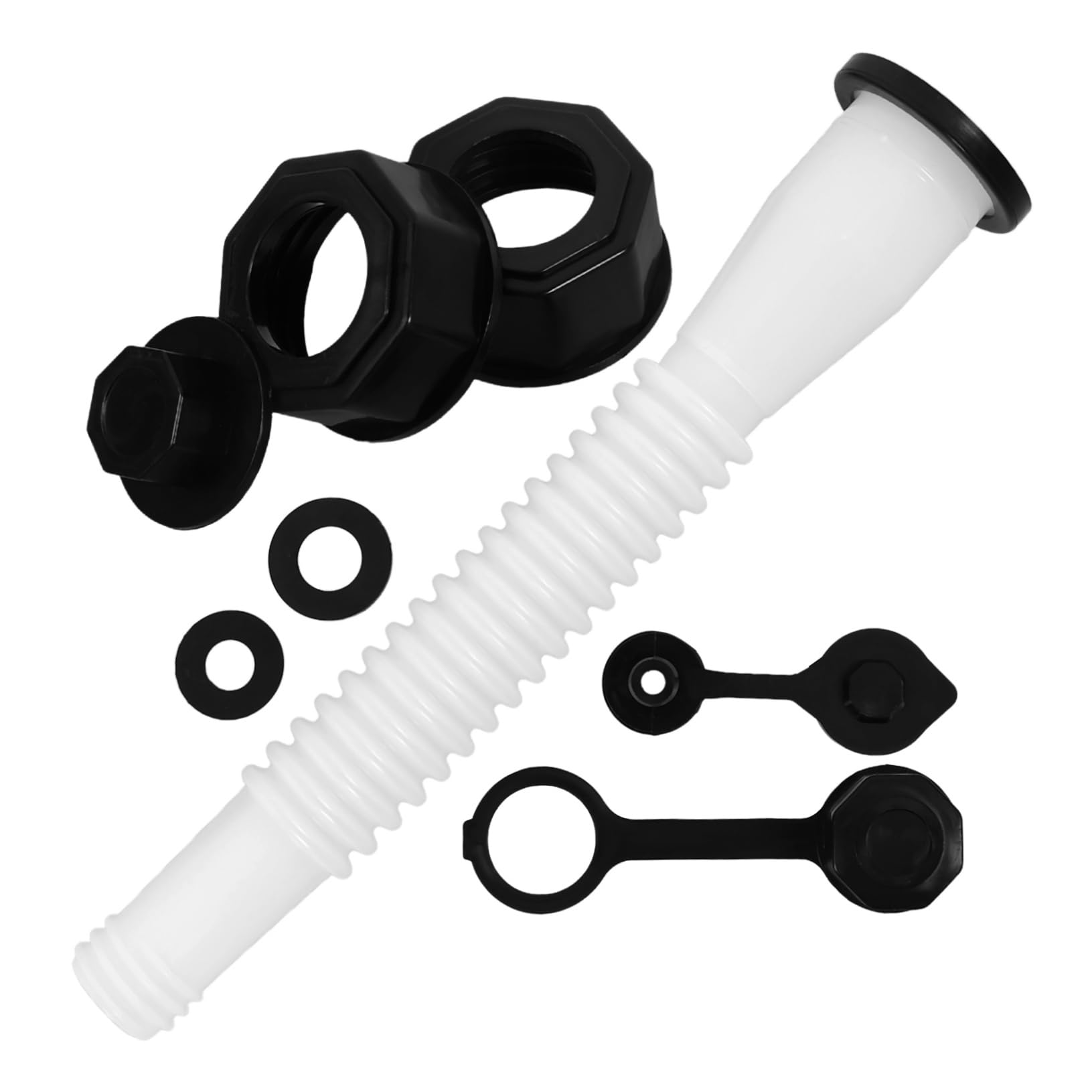 BELLIFFY Can Vent Replacement Kit Oil Tank Nozzle Set Plastic Cover Gasket for Easy Install