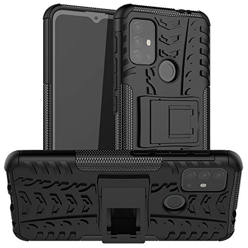 Hfly Suitable for Motorola Moto G30 Case, Moto G10 Case, [Tyre Pattern Design] 2 in 1 Armor Shell Cover Heavy Duty Tough Case for Motorola Moto G30/ Moto G10 (6.5")