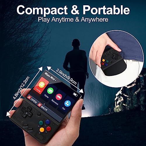 Image of Miyoo Mini V2 Handheld Game Console, 2.8 Inch Portable Retro Video Games System With 128GB Card & 11000+ Games - Open Source
