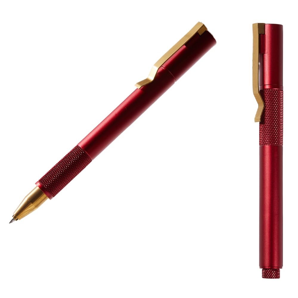 Deff DEF Premium Refills Pen Jacket Magna Rock Design Men Women Gift Oil Based Water Based Business Deep Red : Office Products