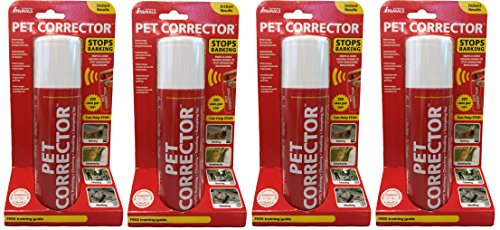 Pet Corrector – The Company of Animals – Bad Behavior and Training Aid - Quickly Stops Barking, Jumping, Digging, Chewing – Harmless and Safe- 200ml, Pack of 4