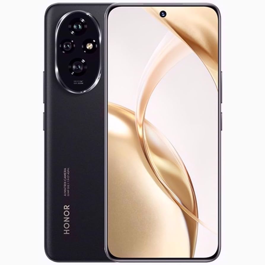 【週末限定】HONOR 200 ブラック 256GB 12GB Honor 200 5G ELI-NX9 Dual Sim 256GB Black (12GB RAM