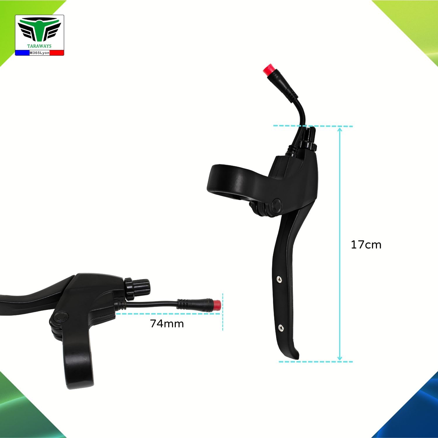 MONORIM Leva della maniglia del freno per Xiaomi KickScooter per Ninebot All Series Scooter elettrico Leva del freno E-bike in lega di alluminio  18