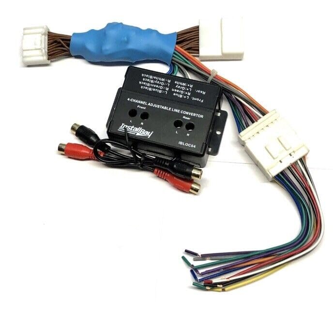 4 Channel Add an Amp Amplifier Adapter to Factory Car Stereo Radio Made for Honda: 2016-2021 Civc, 2017-2022 CR-V, 2018-2020 Fit etc.- No Factory Premium Systems