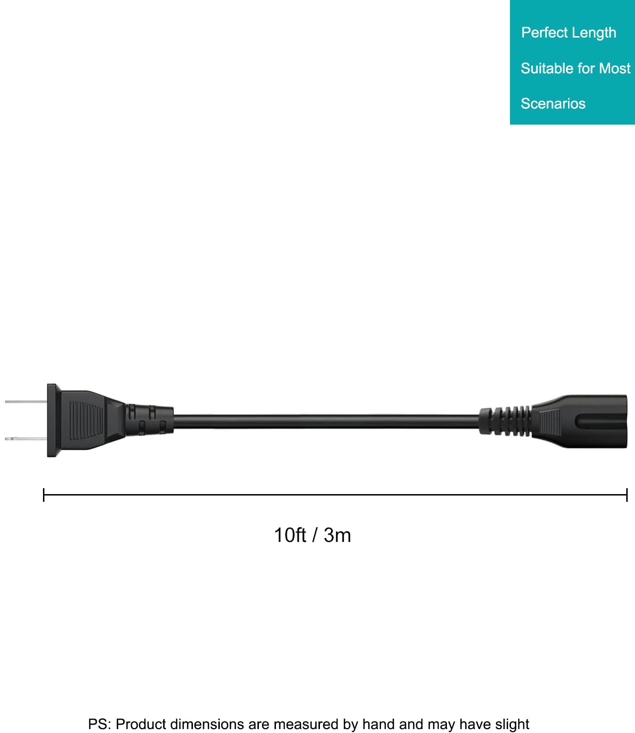 Dbpower Projector 10ft (3m) Projector Power Cable | AC Power Cords | AC ...