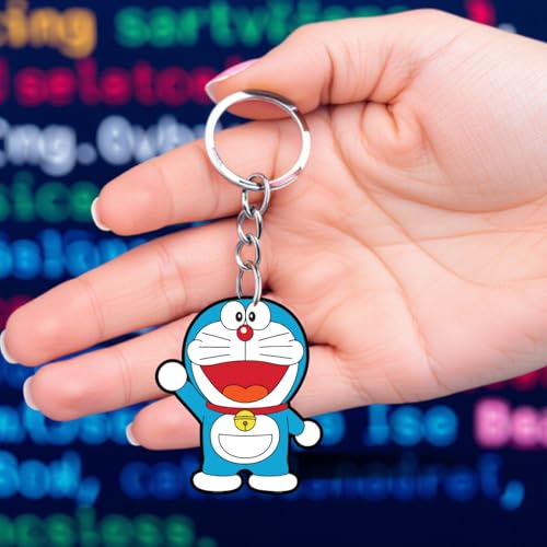 Image of Acrylic Anime & Cartoon Theme Keychain For Bike & Car | Birthday Return Gift For Kids | Gift For Girls & Boys