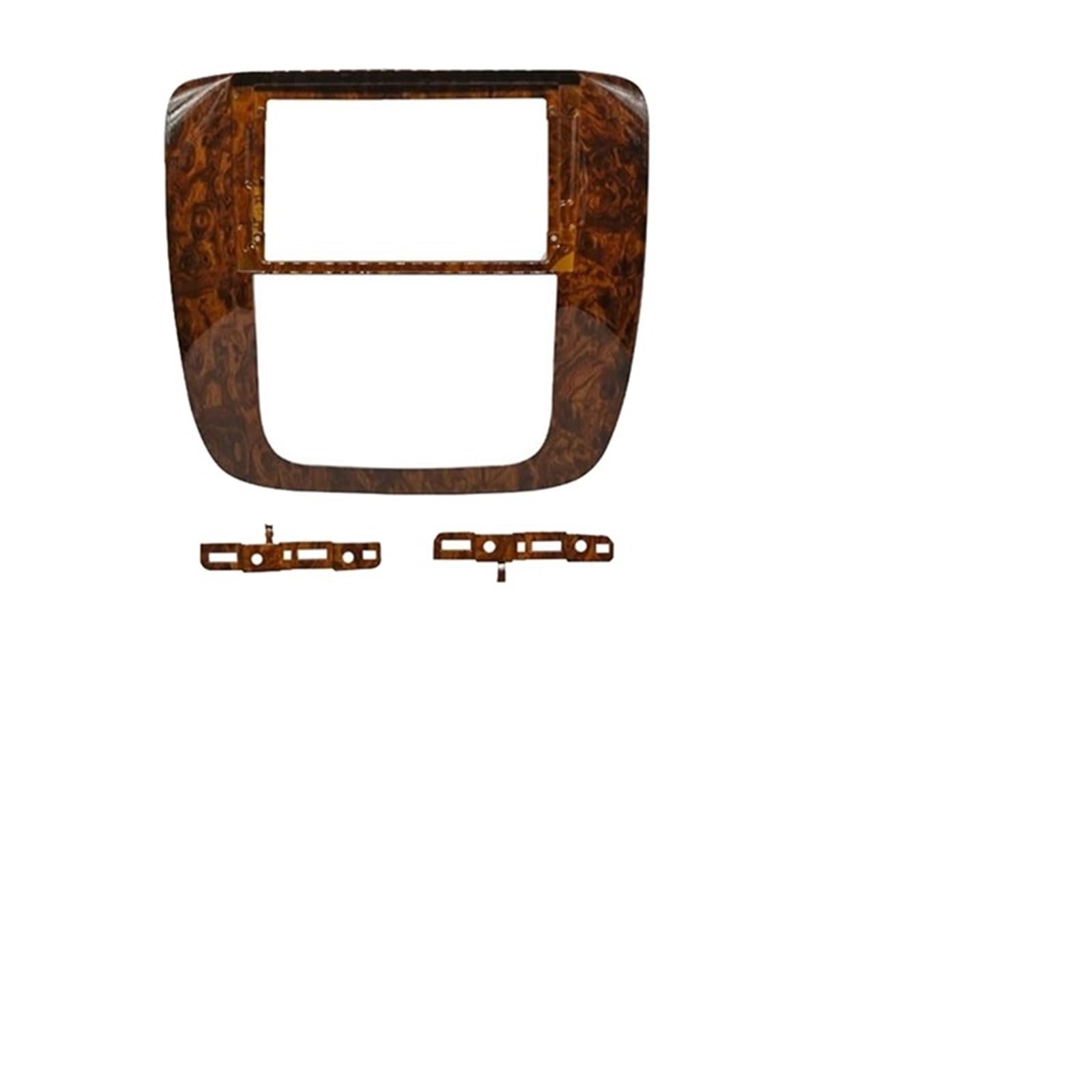 Cadre Radio Cadre Façade Façade d'autoradio 2Din 9 Pouces, Panneau vidéo pour GMC Yukon 2007-2012, Cadre de Lecteur multimédia