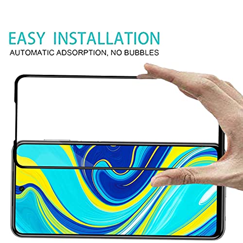 Image of STP FEEL� Premium Tempered Glass Screen Protector Compatible for MI11T (Black, Pack of 2) Edge to Edge Coverage with Easy Installation Kit