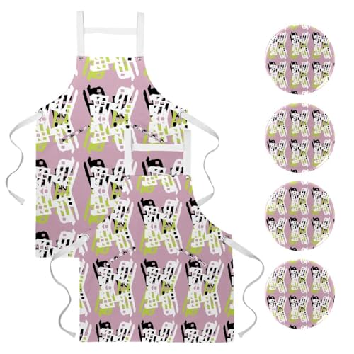 Tablier de cuisine contre les taches de nettoyage de la maison et pâtisserie