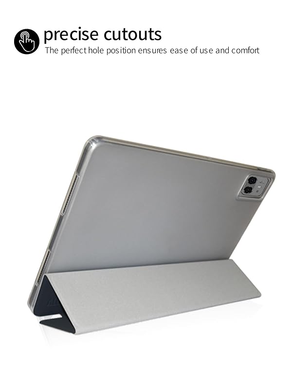 for TECLAST Artpad Pro 2025 Android 12.7 Inch Tablet Case,BOVUGAC Tri-fold Tablet Case Cover for TECLAST ArtpadPro 12.7",Full Protection, Premium PU+TPU, Scratch Resistant.(Black) by BOVUGAC - Image 4