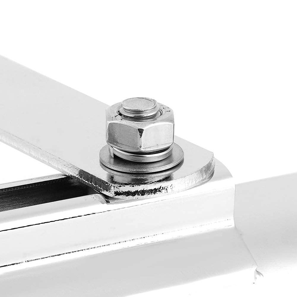 EBTOOLS para silenciador personalizado Tubo de escape, silenciador de escape de galvanoplastia de tubo de escape universal de motocicleta de acero inoxidable de hierro con reductor de 35/39/43mm