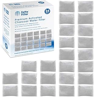 Fette Filter - Countertop Distillers Water Filters Compatible with Megahome and Other Counter Top Water Distiller Models. Pack of 24